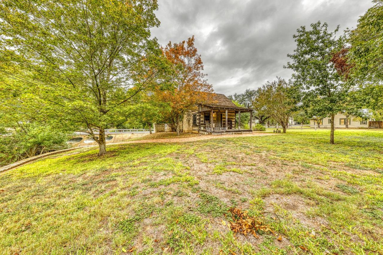 Villa Town Creek Log Cabin Fredericksburg Exterior foto