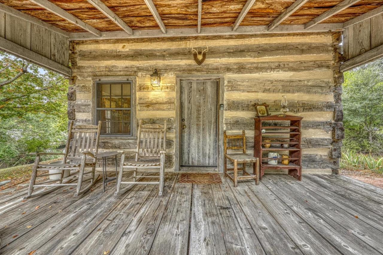 Villa Town Creek Log Cabin Fredericksburg Exterior foto