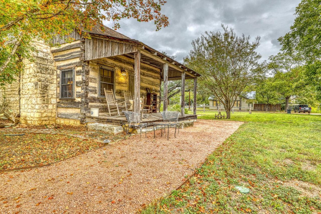 Villa Town Creek Log Cabin Fredericksburg Exterior foto