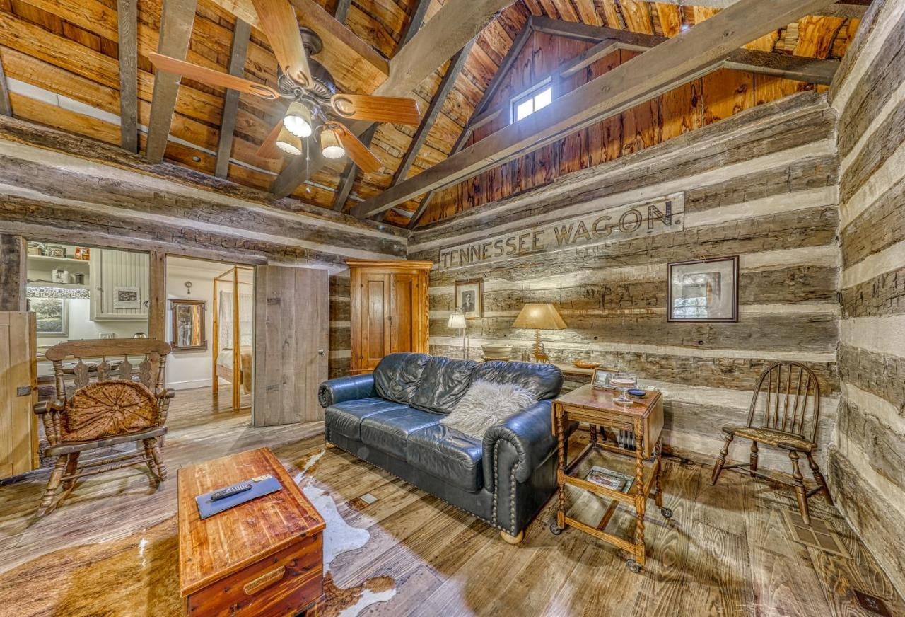 Villa Town Creek Log Cabin Fredericksburg Exterior foto