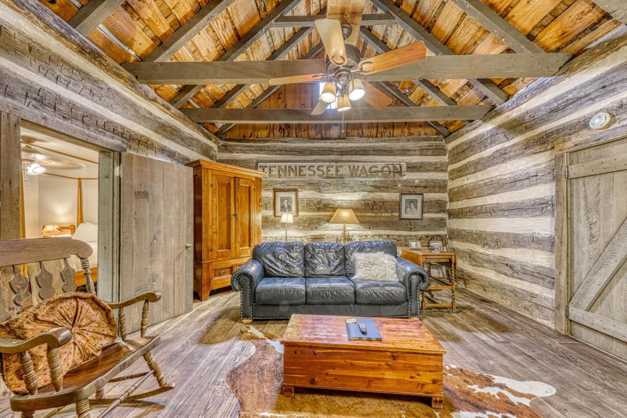 Villa Town Creek Log Cabin Fredericksburg Exterior foto