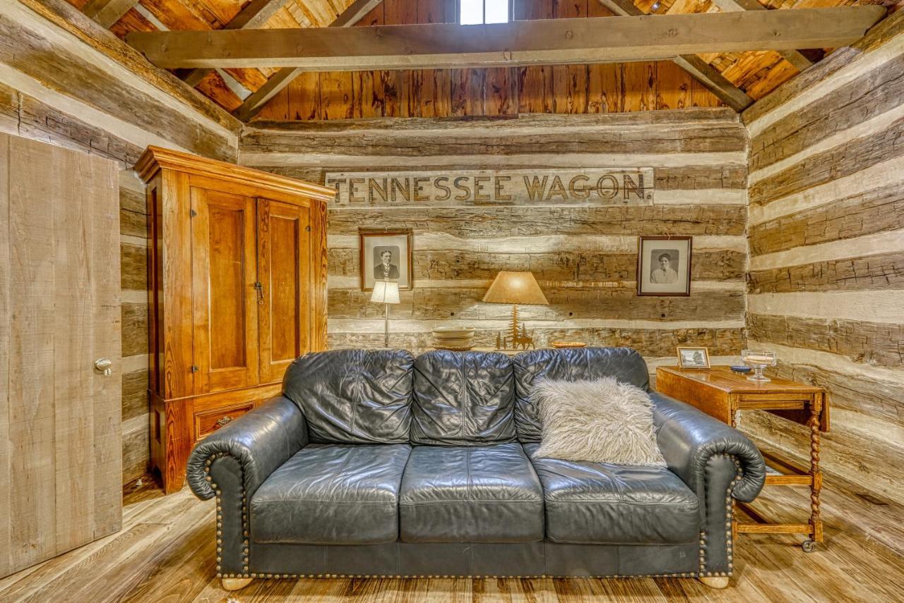 Villa Town Creek Log Cabin Fredericksburg Exterior foto